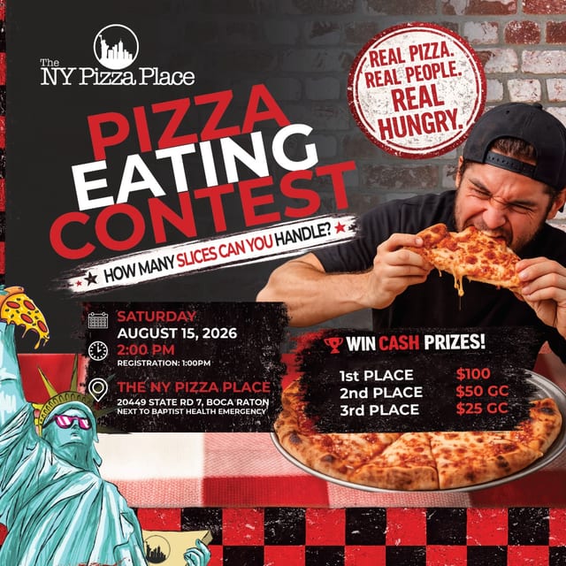 1st Annual Pizza Eating Contest
